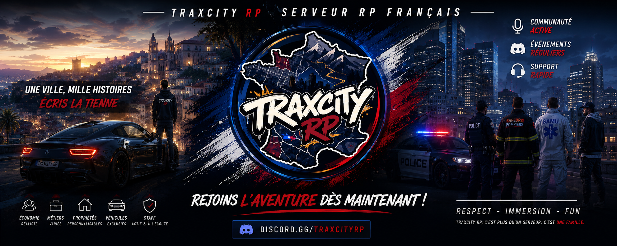 TraxCity RP - Serveur Français